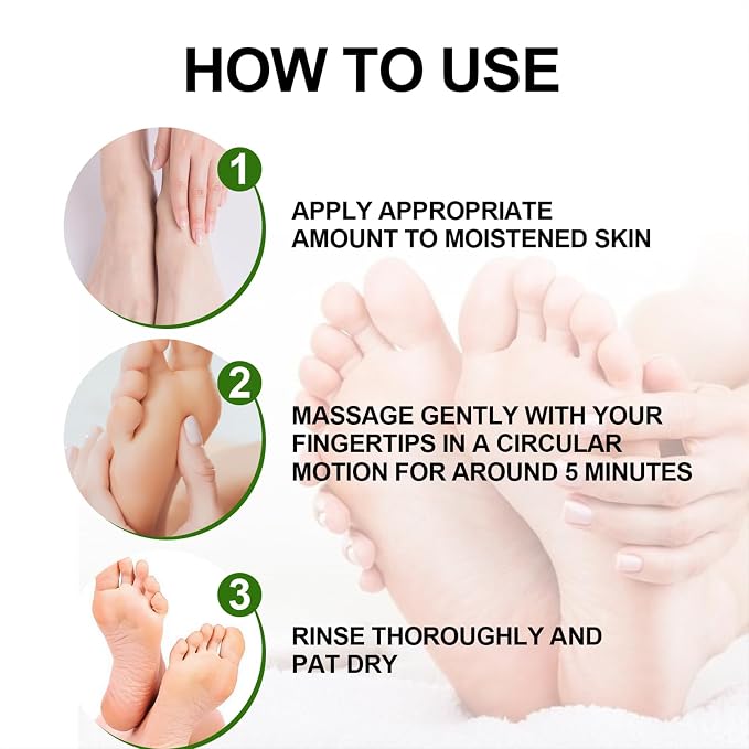 Peppermint Foot Scrub – Natural Exfoliating Cream - Image 5