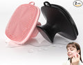 2 Pack Face Scrubber, Silicone Facial Cleansing Brush by QiaKeoo