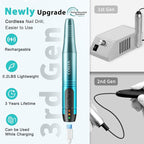COSLUS C20 Cordless Nail Drill Electric File: Professional - Image 2
