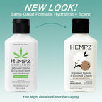 Hempz Mini Whipped Vanilla & Coconut Cream Body & Hand Lotion 2.25 oz. - Image 3