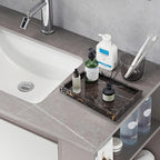 Real Natural Marble Tray for Bathroom, Kitchen and Desktop, Rectangle Genuine - Image 5