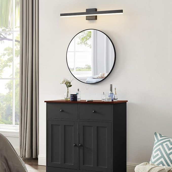 Black Bathroom Vanity Light 31.5 inch, 26W Dimmable 5CCT LED Modern Bathroom - Image 7