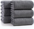 sakano 6-Piece Microfiber Bath Towel Set by Unknown