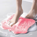 Shower Foot Scrubber, Shower Foot and Back Scrubber by EASKITE