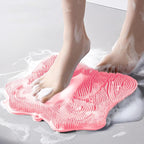 Shower Foot Scrubber, Shower Foot and Back Scrubber by EASKITE