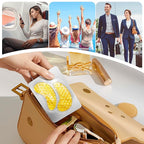 Pink Eye Mask 60Pcs, 5 Portable 24K Gold Collagen Under Eye Patches, 30 Pairs - Image 8