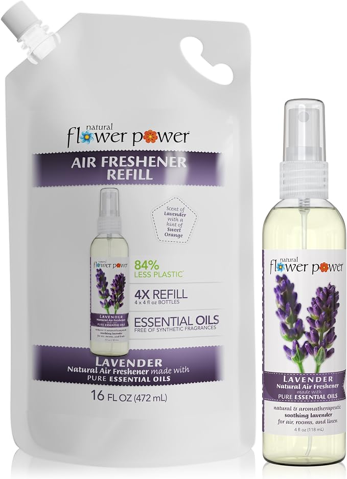Natural Flower Power Air Freshener Spray Refills by NaturalFlowerPower