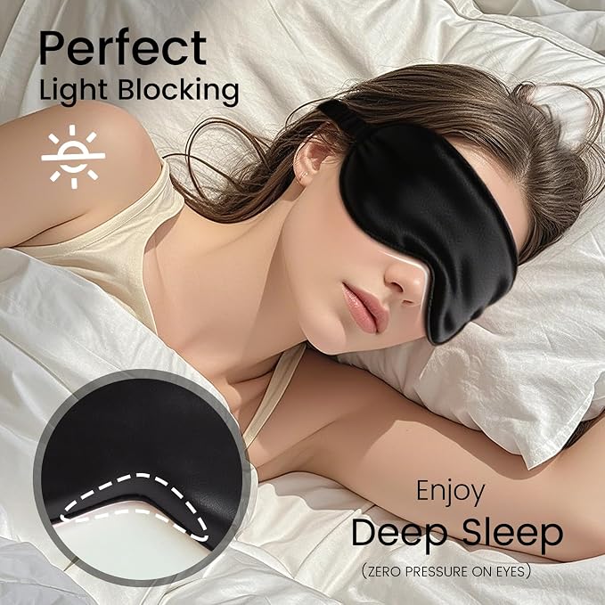100% Pure Mulberry Silk Eye Mask - Image 2