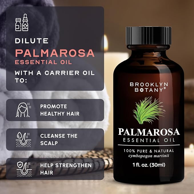 Brooklyn Botany Palmarosa Essential Oil - Image 8