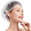 OMWAH 100 PCS Disposable Shower Caps Large Clear Waterproof Processing by Omwah