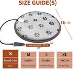 GOLOPET Cat Heating Pad Round - Image 2