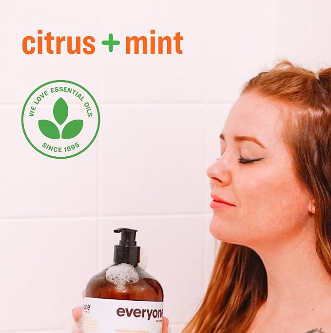 Everyone 3-in-1 Soap, Body Wash, Bubble Bath, 32 Ounce, Citrus and Mint - Image 4