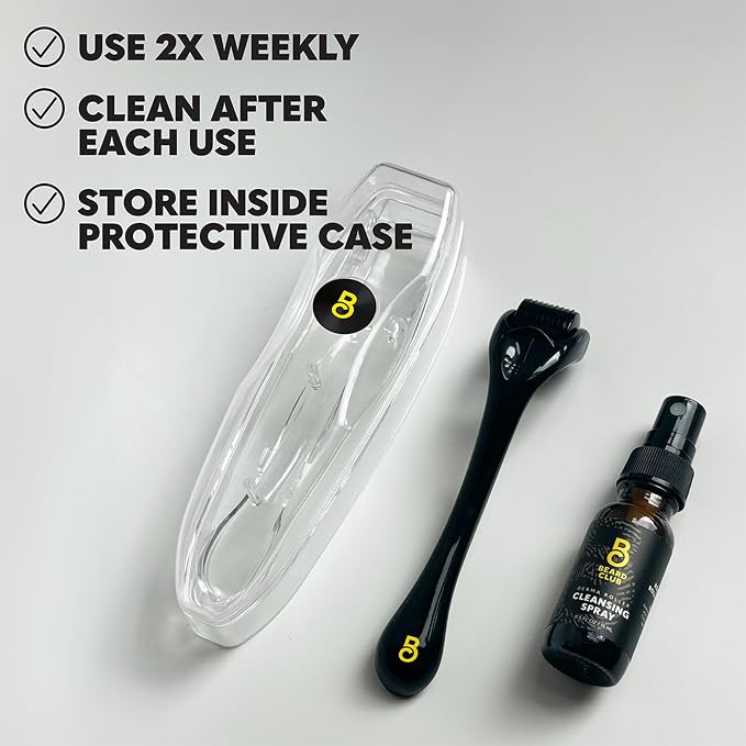 The Beard Club Derma Roller for Face, Body and Scalp - Image 8