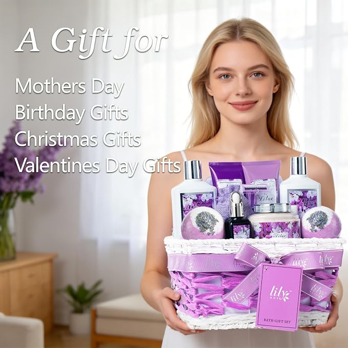 Mothers Day Gifts for Mom, Gifts for Women, Spa Gift Basket for Women, 17-Piece - Image 2
