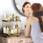 Makeup Organizer for Vanity, 2-Tier Bathroom Countertop Organizers, Bathroom - Image 3
