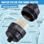 2 Pack Shower Head Filter for Hard Water, Fluoride & Heavy Metals, Universal - Image 5