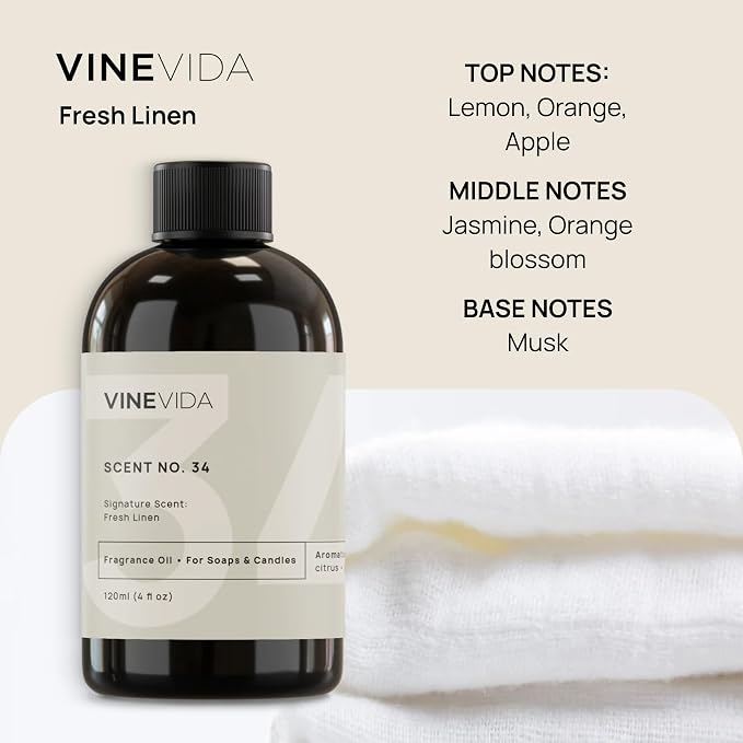 VINEVIDA Fresh Linen Diffuser Oil - Image 3