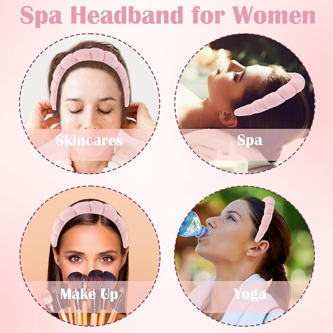 CUBACO Spa Headband and Wristband Set - Image 8