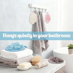 4 PCS Exfoliating Bath Sponges Soft Loofah Shower Scrubber - Image 3