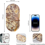 Koville Natural Marble Tray for Decor, Marble Vanity Tray for Perfume, Stone - Image 3