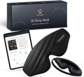 Nox Sleep 3D Sleep Mask for Men, 100% Blackout Eye Mask for Sleep, Ice Silk by NOXSLEEP