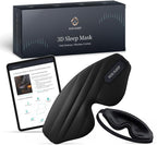 Nox Sleep 3D Sleep Mask for Men, 100% Blackout Eye Mask for Sleep, Ice Silk by NOXSLEEP