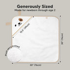 KeaBabies Hooded Baby Towel for Newborn - Image 4