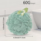 Yoget 4 Pack Shower Loofah Sponge, 60G Bath Sponge, Soothe Skin - Image 2