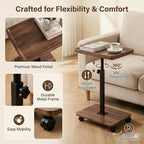 C Table End Table Adjustable Height, C Shaped End - Image 4