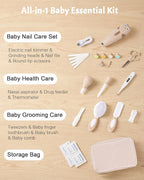 Lictin Baby Healthcare and Grooming Kit, 26 in 1 Rechargeable Baby Nail Trimmer - Image 2