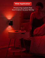 L LOHAS LED Red Night Light, Night Lights Plug into Wall, LED Night Lights - Image 6