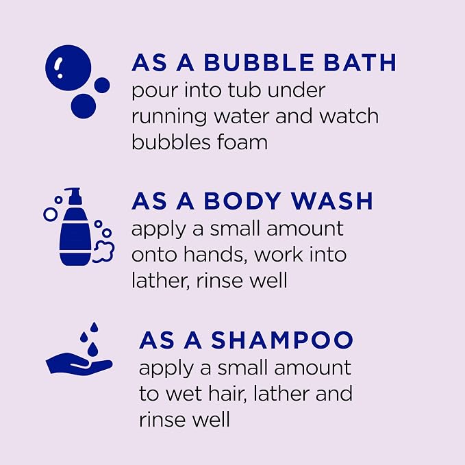 Dr Teal's Kids 3-in-1 Sleep Bath: Bubble Bath, Body Wash & Shampoo - Image 4