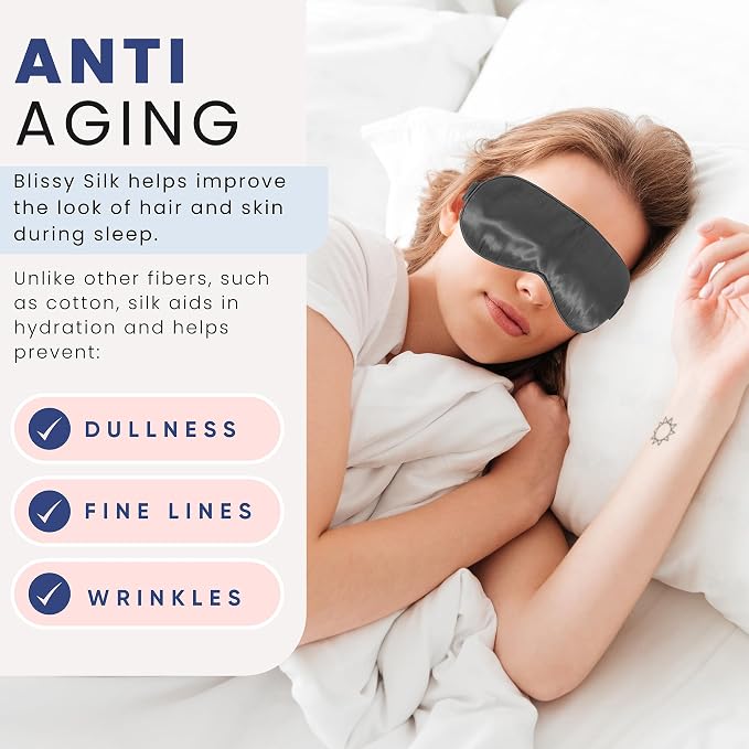 Blissy Silk Sleep Mask - Image 6