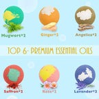 Foot Bath Bombs 12 Pack, Organic Foot Soak - Image 3