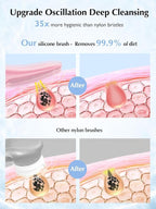 COSLUS JMY05 Facial Cleansing Brush Silicone Face Scrubber: Waterproof - Image 2