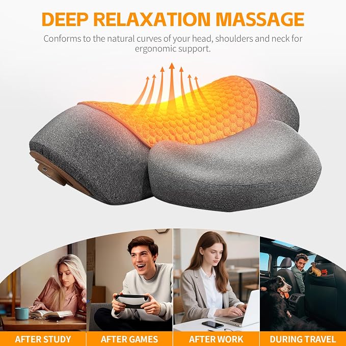 3-in-1 Neck Massager Pillow, Neck Massager - Image 8