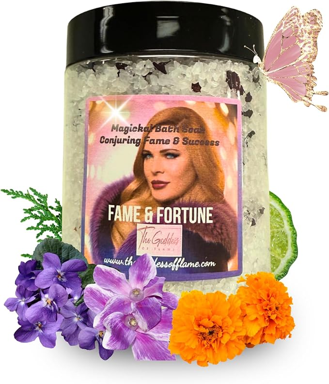 Fame & Fortune Bath Salts – Dead Sea Salt Bath Soak by TheGoddessofFlame
