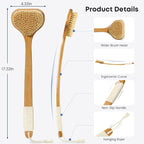 eaxun Bamboo Back Scrubber - Image 2