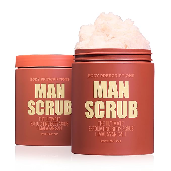 Body Prescriptions Men’s Exfoliating Body Scrub – Ultimate Skin Cleansing Wash by BodyPrescription