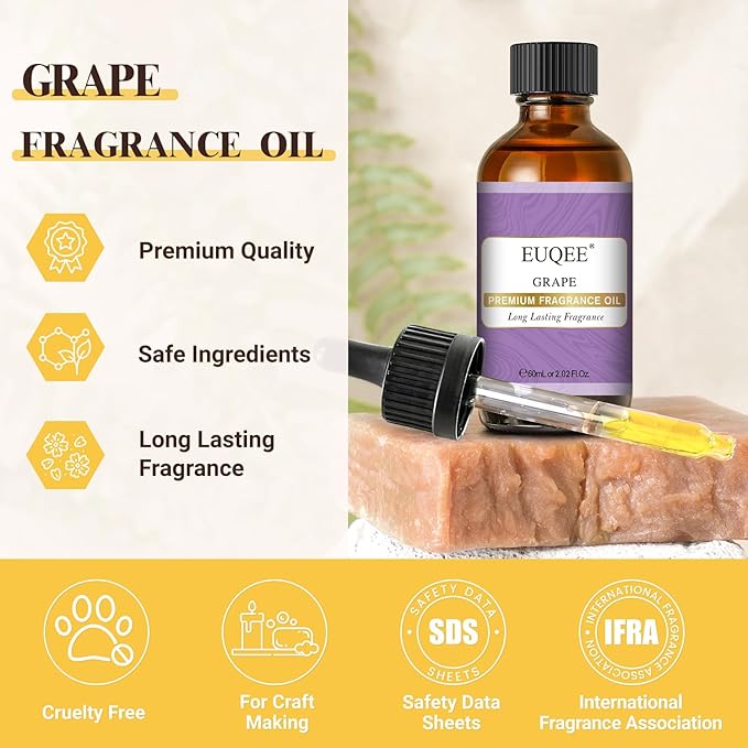 EUQEE Grape Fragrance Oil, Premium Essential Oil 2.02 Fl oz - Image 3