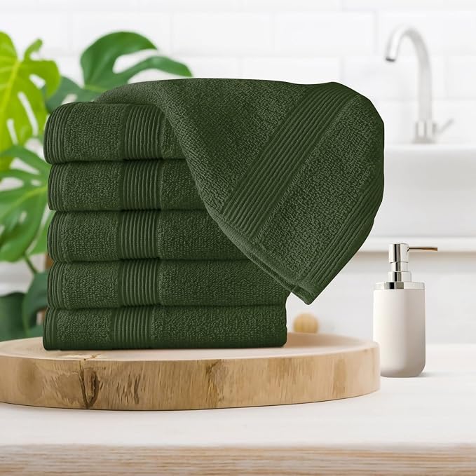 Belizzi Home Ultra Soft 6-Piece Hand Towel Set 16x28-100% Ringspun Cotton - Image 4