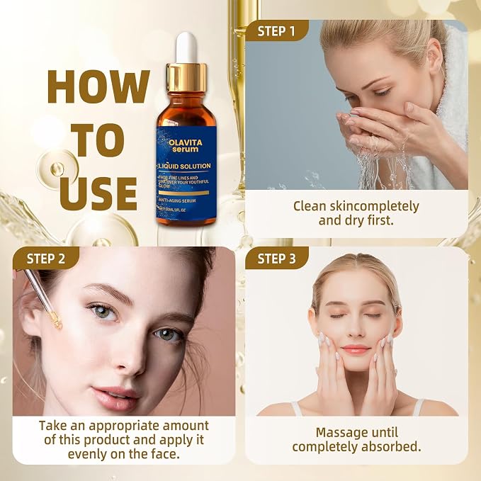 Olavita Serum, Olavita Liquid Solution Anti Aging Serum, Vitamin C & E Serum - Image 7