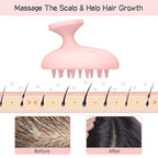SHINLEA Silicone Scalp Massager Shampoo Brush, Head Scrubber - Image 5