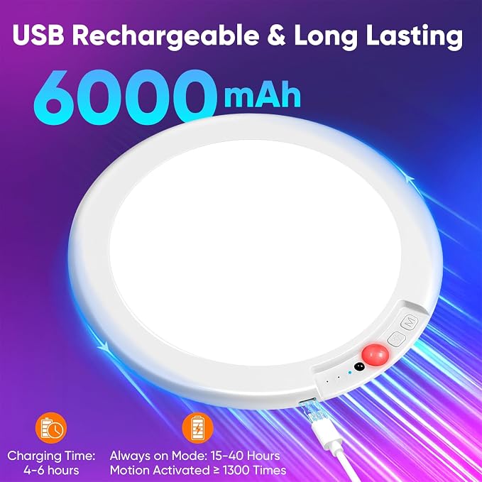 Rechargeable Motion Sensor Ceiling Light - Image 6