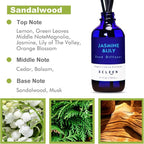 Xcleen Reed Diffuser Set- Jasmine & Lily Scented Diffuser - Image 2