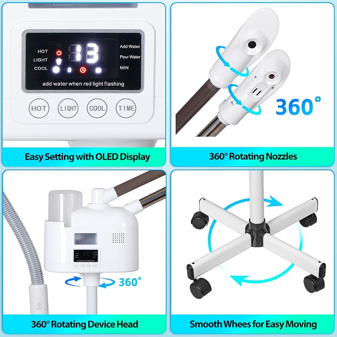 Professional 3 in 1 Facial Steamer - Image 5