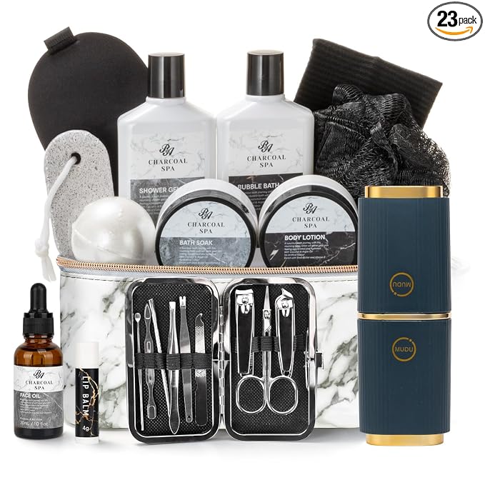 23pcs Bath and Body Gift Basket by RAROSAACCA