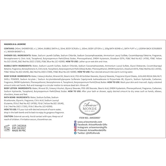 Home Spa Gift Basket, Bath Spa Kit - Image 8