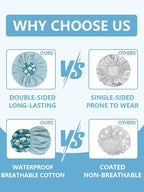 Years calm Shower Caps for Women Reusable Waterproof, Double Layer Waterproof - Image 4