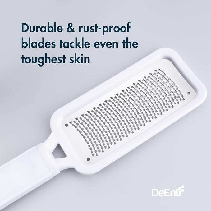 DeEnti Metal Foot Rasp, Salon Quality Callus Remover, Lightweight Foot Scrubber - Image 5